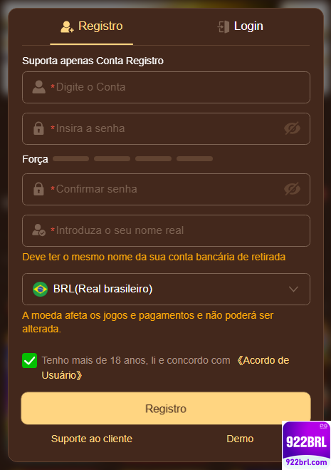 Recompensas VIP 922br.com